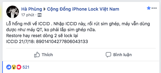 Xuất hiện mã ICCID siêu thần thánh cho iPhone Lock: Bỏ SIM ghép vẫn lên sóng, đổi SIM thoải mái - Ảnh 1.