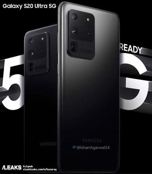 di động v24h Poster chính thức của Samsung Galaxy S20 Ultra lộ diện ảnh 1