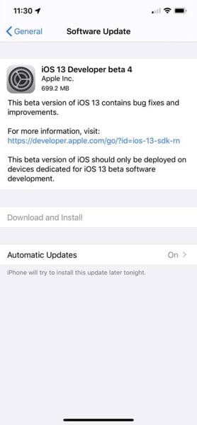 Apple phát hành phiên bản iPadOS 13, iOS 13 beta 4 ảnh 2