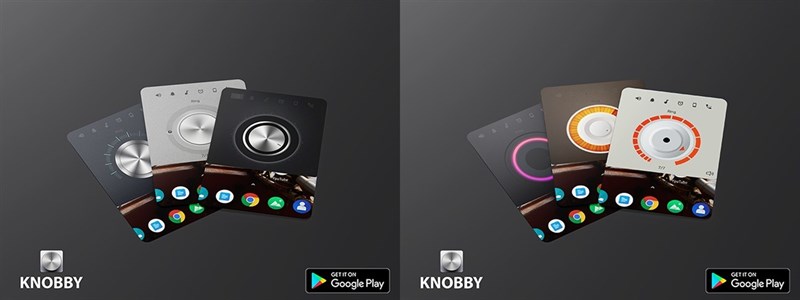 Knobby volume control