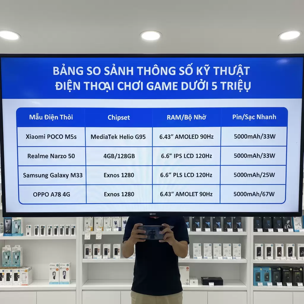 gemini_image_1767102531-1 Bảng so sánh chi tiết các thông số kỹ thuật cốt lõi của điện thoại chơi game giá rẻ