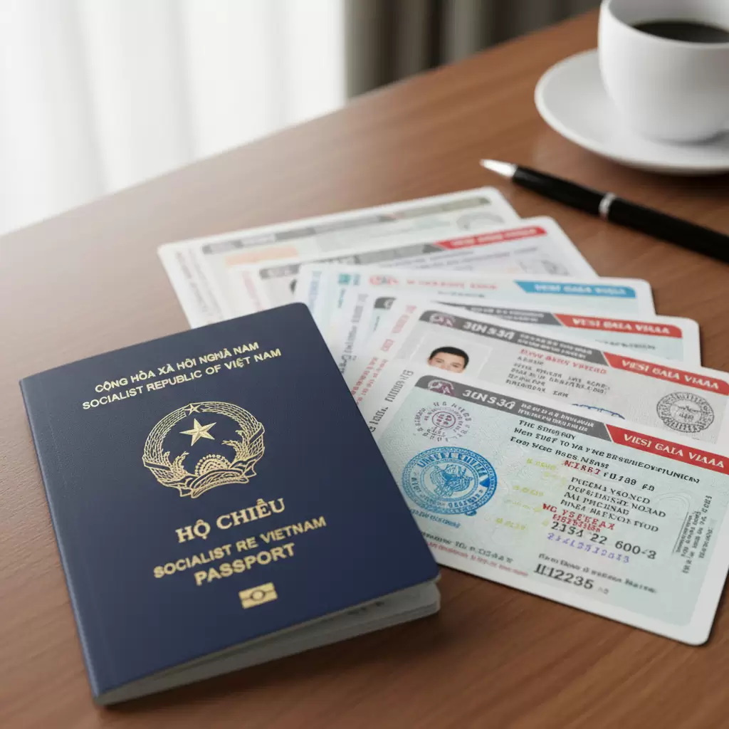 Hồ sơ cần thiết để đăng ký SIM du lịch hợp pháp bao gồm Hộ chiếu và Visa