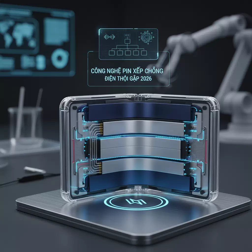 Công nghệ pin mới giúp tối ưu hóa không gian bên trong cải thiện đáng kể thời lượng sử dụng