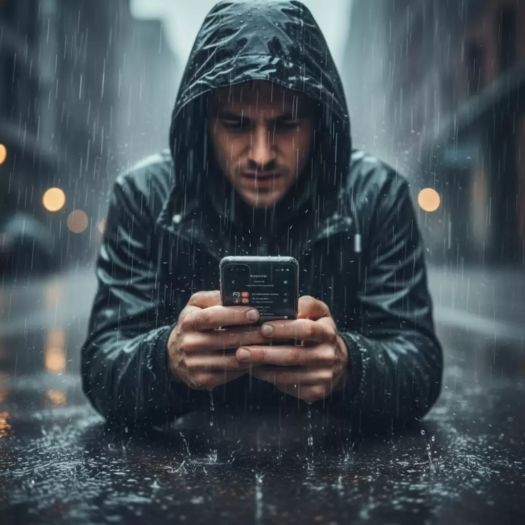 gemini_image_1767132848 Điện thoại chống nước là thiết bị không thể thiếu trong môi trường ẩm ướt