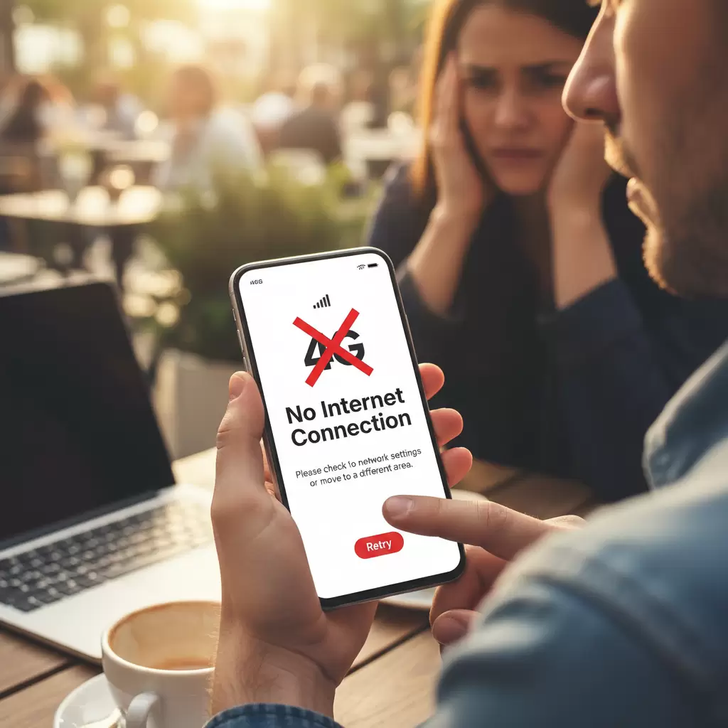 Lỗi đăng ký gói cước 4G có thể gây gián đoạn nghiêm trọng đến trải nghiệm truy cập Internet của người dùng